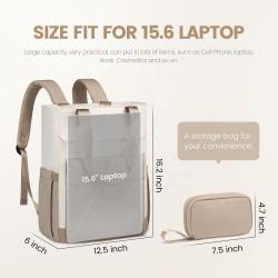 LOVEVOOK large capacity Waterproof Convertible Teacher Nurse tote Bag with Purse 15.6in work office travel laptop backpacks