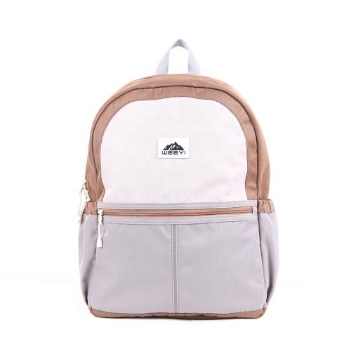 CHANGRONG Custom casual polyester kids backpack school bag boy girl