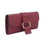 Fashionable ladies evening clutch purse rfid women's long wallet organizer premium leather