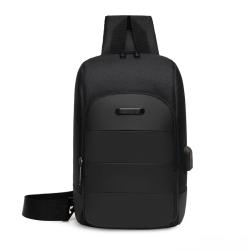 China factory small sports trend solid color men chest bag leisure single shoulder messenger bags