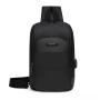 China factory small sports trend solid color men chest bag leisure single shoulder messenger bags