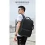 Wholesale Business Nylon Travel Laptop Bag Waterproof with USB Custom Logo Factory Computer Backpack
