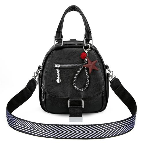 New Style Multifunction Mini Single Shoulder Bag Fashion Style Soft Leather Texture Outdoor Bag High Quality Zipper Backpack