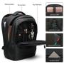 Bulk Customized Water-resistant Anti-theft Backpacks for School with USB Charging Port Ideal for Carrying Computers and Books