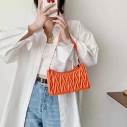2022 Popular Women's Bag New Korean Fashion Cloud Single Shoulder Zipper Bag High-Grade Portable Easy Carry Lady  Bag