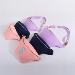 Keymay Hot Sale Portable Waterproof Women Cross Body Bag Sports Teenagers Buckle Strap Fanny Pack Waterproof Nylon Waist Bag