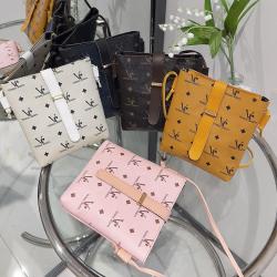 2024 new printed bucket bag korean fashion shoulder mobile phone bag for women casual messenger crossbody bag