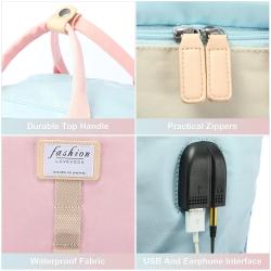 LOVEVOOK Big capacity Waterproof  multi-function travel Work Backpack Cute Computer Bookbags with USB Women Laptop Backpacks