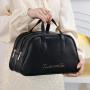 ZF175 New PU Cosmetic Bag Ladies Fashion Portable Travel Wash Handbag Waterproof Makeup Storage Bag Double Tier