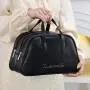 ZF175 New PU Cosmetic Bag Ladies Fashion Portable Travel Wash Handbag Waterproof Makeup Storage Bag Double Tier