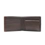 Top grain real leather RFID blocking men coin wallet Pebbled leather nice wallet men with coin pocket