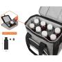 Adult Fitness Lunch Box Insulated Lunch Bag Large Cooler Tote Bag for Men Women Double Deck Cooler Bag