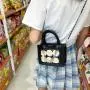 Custom PVC Transparent Window Women's Bag PU Tote Bag Zipper Single Shoulder Portable Niche Design Plus Logo