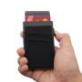 In stock metal card case pop up wallet holder slim rfid aluminum card holder case