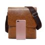 ZR495 Men Bag New Leather Briefcase Handbag backpack Single Shoulder Crossbody Bag PU Business Youth Vertical Boy Shoulder Bag