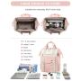 LOVEVOOK Teacher Doctor Nurse College Daypack Bags with USB Port Work Travel Business Computer Laptop Backpack Purse for Women