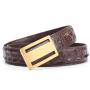 New Arrival Ceinture En Cuir Veritable Man High Quality Brand 100% Genuine Crocodile Leather Belts For Mens Manufacturers