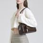 High Quality PU Leather Women Boston Bags Custom Logo Ladies Fashion Shoulder Bag