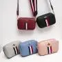 2024 Good Selling Women's Messenger Bag Casual Small Square Bag Single Shoulder Crossbody Bag With Colored Ribbon PU Leather