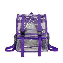 SC058 Casual Outdoor Travel Backpack PVC Clear Backpacks High Quality Waterproof Transparent Book Bags for School