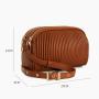 Wholesale Customized Cluth Bag Mini Women Pleated Bags Designer Pu Vegan Leather Crossbody Hang Bag