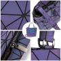 Designer 3pcs Luminous Geometric Bag Holographic Reflective Crossbody Shoulder Bag Tote Clutch Purse HandBag Sets Lady backpack