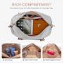 LOVEVOOK 2023 2pcs Low MOQ Stock Waterproof Custom Handbags Weekend Duffel Bag with Toiletry Purse Men Women Travel Luggage Bags