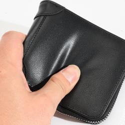 HR588 New Man's Wallet PU Leather Short Solid Color Card Holder Bag Business Man Small Simple Lightweight Coin Wallet Purse