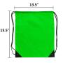 Gelory Polyester Drawstring Bags Solid Color Portable Sports Bag Outdoor Backpack Gym Drawstring Shoes Bag Clothes Backpacks