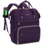 LOVEVOOK 2023 Fashion Waterproof Fits 15.6 In Laptop Bag Business School Bookbag Travel Laptop Backpack for Women with USB Port