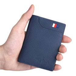 2024 Fashion  Design Genuine Leather  Vintage credit card holder wallet for men