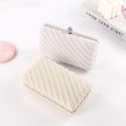 Custom Factory direct for new dinner bag European and American women handbag pearl  evening dress shoulder bag