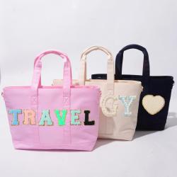 Keymay RTS Stock High Quality Large Handbag Shoulder Bag Womens Tote Bag Portable Soft Teddy Tote Bags