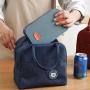ZWY040 Fashion Handheld Insulated Lunch Bag Outdoor Picnic Work Waterproof Lunch Bag Aluminum Foil Thickened Simple Handbag