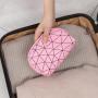 Gelory China Factory Wholesale Diamond Makeup bag Simple Small Portable Clutch Cute Cosmetic Bag