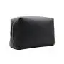 Wholesale cosmetic bags luxury soft leather travel make up bag with custom logo