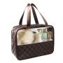 Custom Logo Transparent Make Up Bag Portable Beauty 3pcs Clear Makeup Set Bag Organizer trousse de toilette voyage