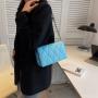 Summer 2022 Ladies Designer Bags Chain Small Square Women Shoulder Purse Pu Quality Korean Style Fashion Women Bags Shoulder