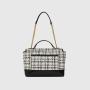 2024 Factory New Customized Vegan Ladies Handbags Hot Sale Chain Tweed Ladies Shoulder Bag Business Women Normal Use Tote Bag