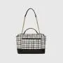 2024 Factory New Customized Vegan Ladies Handbags Hot Sale Chain Tweed Ladies Shoulder Bag Business Women Normal Use Tote Bag