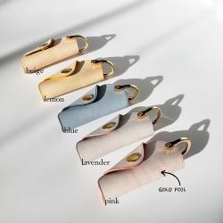 Luxury Keychain Custom Leather Keyring Key Chain Mini Leather Car Key Chain Holders