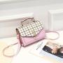 Hot sales women's bag 2024 new fashion small square bag beaded casual simple Korean style diagonal shoulder cross body bag