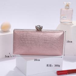 Wholesale low price pu clutch bag ladies pink evening party wedding bags fashion crossbody bag for woman