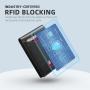 RFID Blocking Leather Slim Wallet for Men Bifold Minimalist Front Pocket Mens Money Clip Wallet