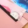 Hot Selling Women's Wallet Ladies Long Trifold Flap Coin Purse Multifunctional Card Bag Buckle Leather Wallet Coin Purse