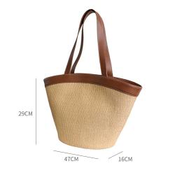 2024 New Arrival Large Capacity Women Shoulder Bags Luxury Handbags Ladies Woven Tote Bag For Women