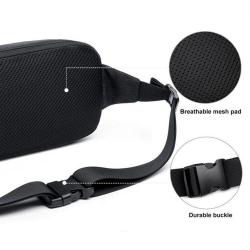 Fashion  Women's Simple Shoulder Bag Lightweight Oxford Cloth Men's Casual Travel Versatile Cross-Border Waist Bag