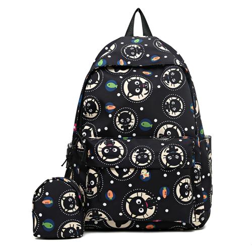 Wholesale Custom Printing Smart School Backpack Fashion Girls Canvas School Bags Backpacks