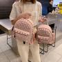 KBW483 Hot New Rivets Soft Leather Texture Solid Color Backpack Fashion Casual Ladies Shoulder Bag High Quality Women Backpack