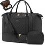 LOVEVOOK fashion quilted luggage durable new design multifunction travel fitness sports gym duffel bags with shoe compartment
